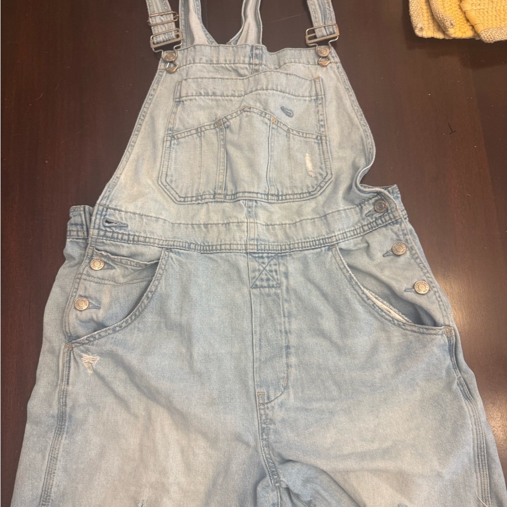 Gap Light Blue Denim Overalls